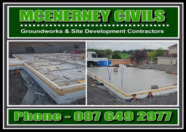 McEnerney Civils, concrete flooring in Cavan