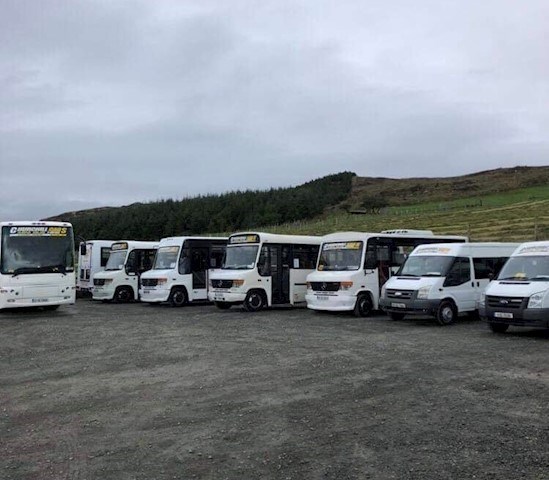 minibus hire for club events in Letterkenny