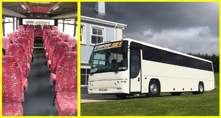 Minibus hire for weddings and hen parties in Donegal is provided by Churchill Minibus Hire