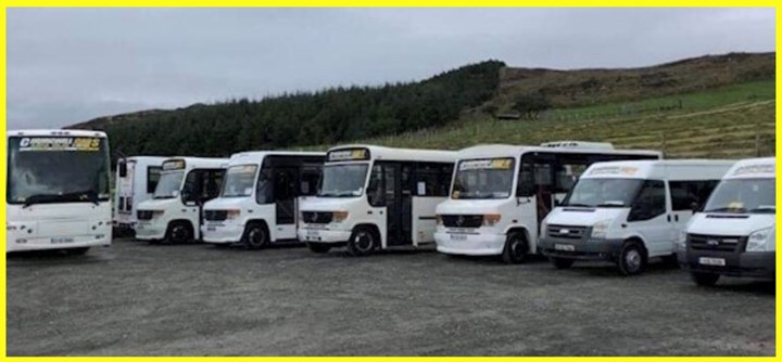 Minibus hire for club events to and from Letterkenny and Donegal is available from Churchill Minibus Hire