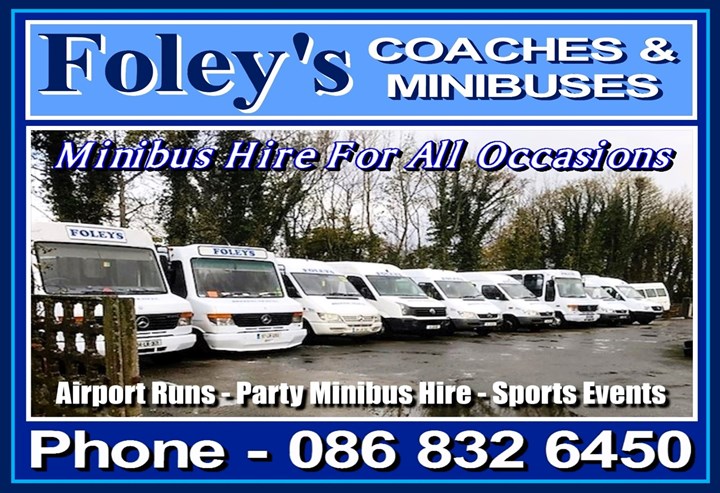 Minibus hire Leitrim - Foley's Minibus Hire