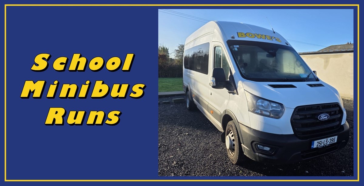 School minibus transport in Portlaoise