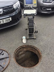 image of CCTV drain cleaning