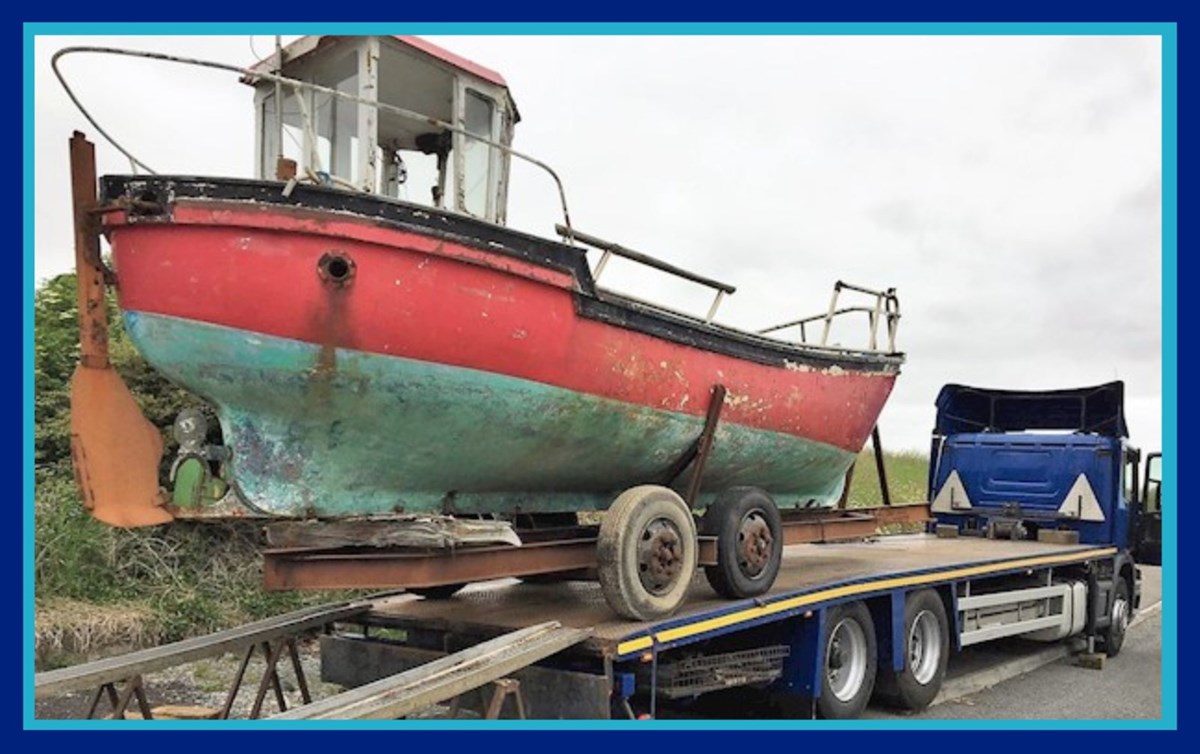 Image shows mobile home transport in Ireland arranged by Carraig Mobile Home Transport
