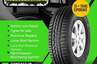 Newcastle, Adamstown, and Rathcoole mobile tyres -