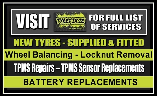 Mobile Tyre Fitting in Newcastle and Adamstown County Dublin - Tyrefix