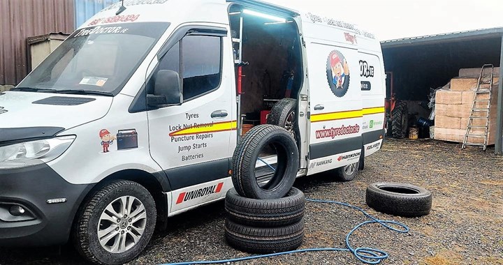 Mobile Tyre Service Van Naas
