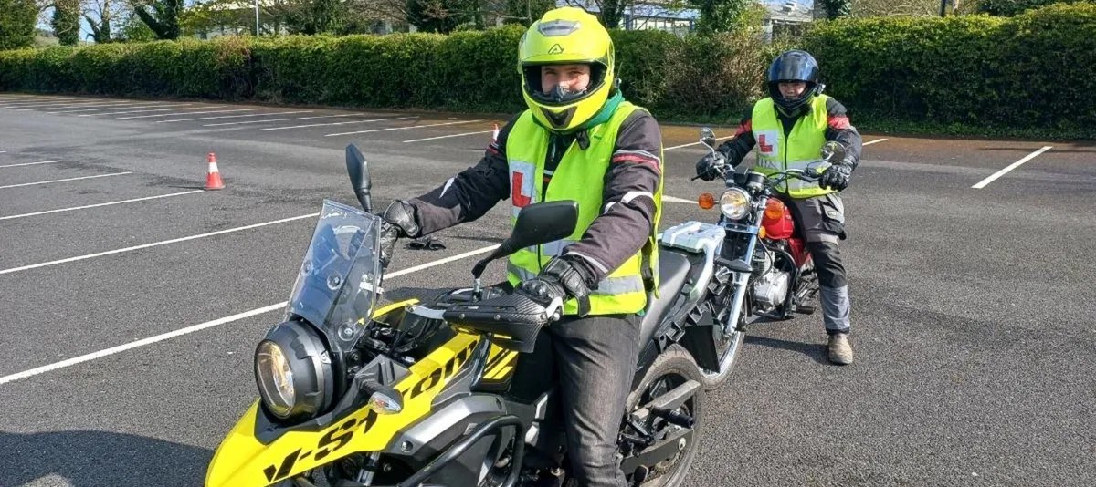 Basic motorcycle training in Cavan