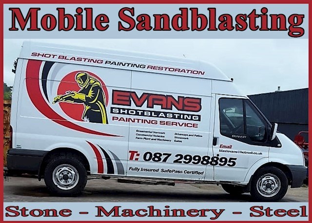Logo for Evans Sandblasting in Monaghan.