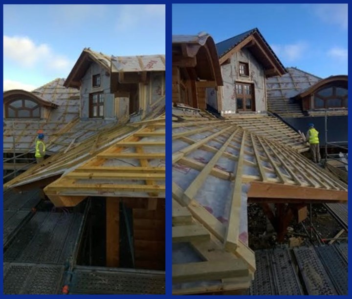 New roof construction in Dundalk is undertaken by Mark Carney Roofing