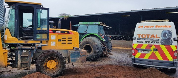 Agri machinery tyre services North Dublin