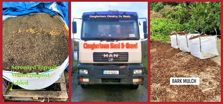 Tonne bag sand, gravel, mulch, topsoil deliveries North County Dublin