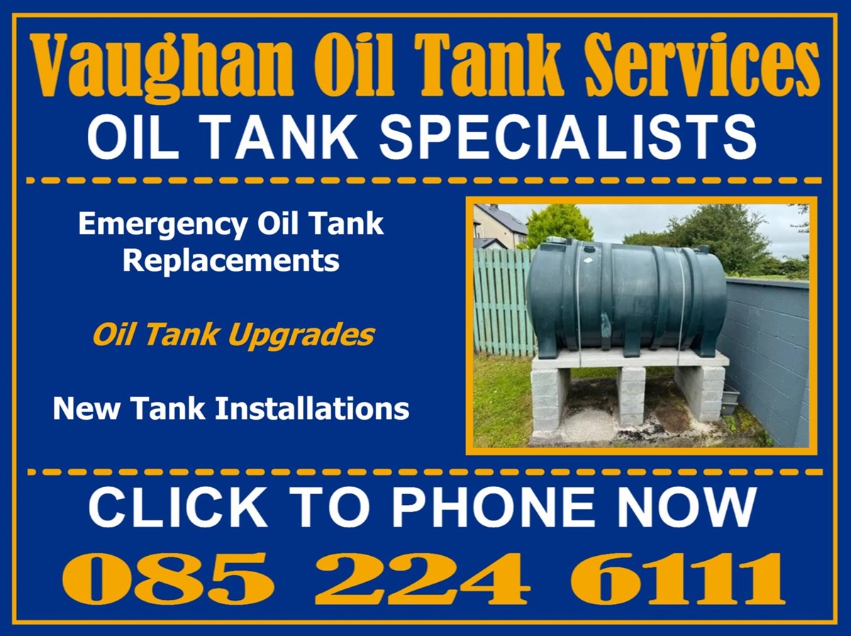 Click to phone Joe enquiring on oil tank upgrades and replacements in Ennis and Gort