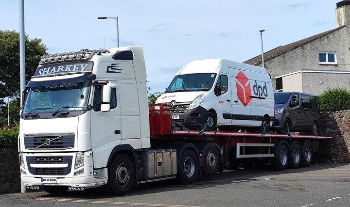 General low loader transport to and from Donegal provided OTM Low Loader Transport.