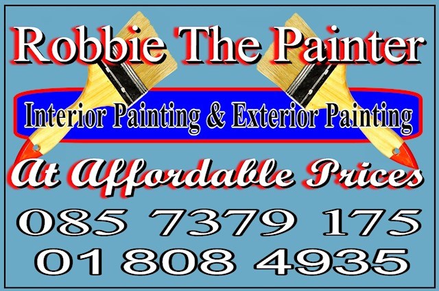 Robbie The Painter Swords logo