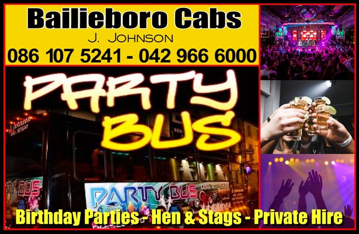 Party bus hire Cavan