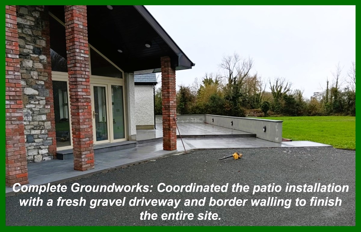 Patio installation in Limerick