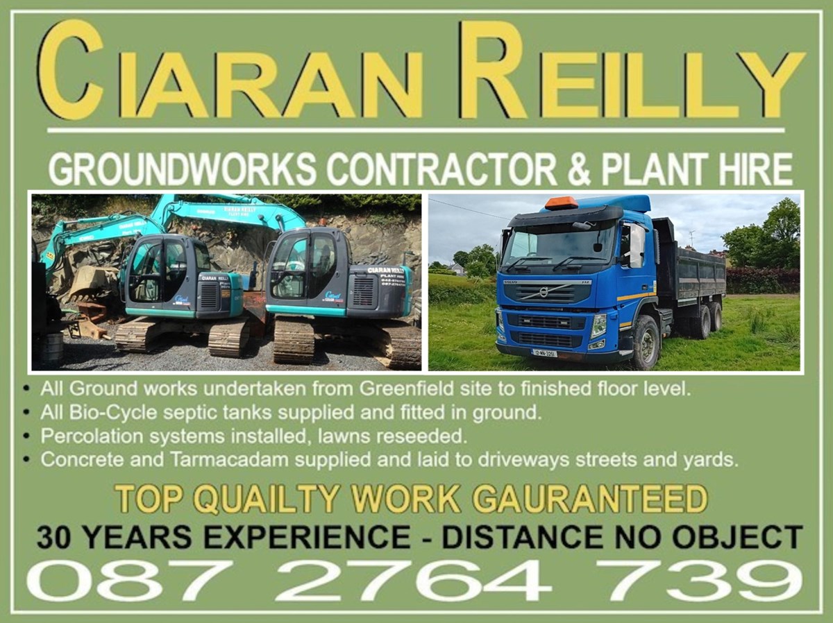 Plant Hire Monaghan - Ciaran Reilly Plant Hire  