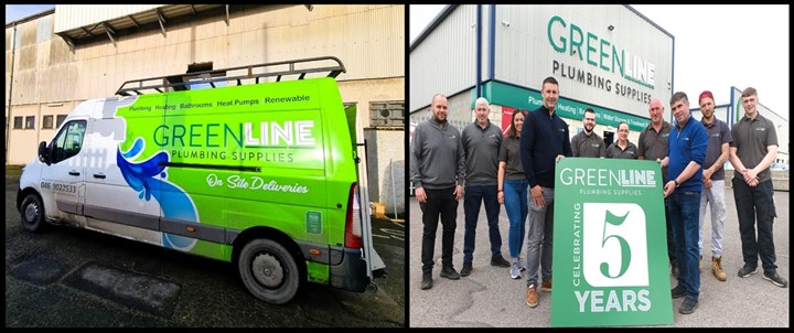 service van from Green Line Plumbing