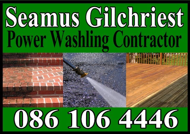 Logo for Seamus Gilchriest Power Washling Contractor in Longford.