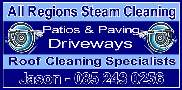 Power washing and soft washing in Clondalkin, Palmerstown, and Dundrum are carried out by All Regions Steam Cleaning