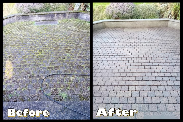 Power washing in Kilkenny is carried out by Exterior Home Cleaning