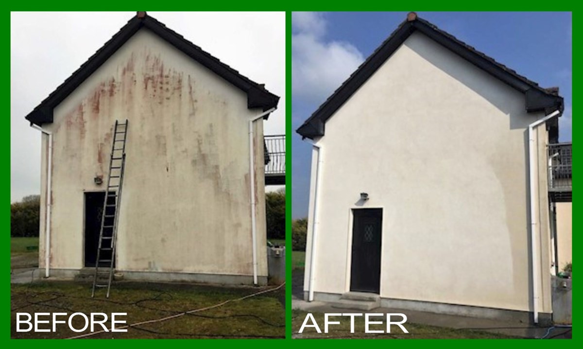 Soft washing in Naas and Celbridge carried out by Willows Power Washing Naas