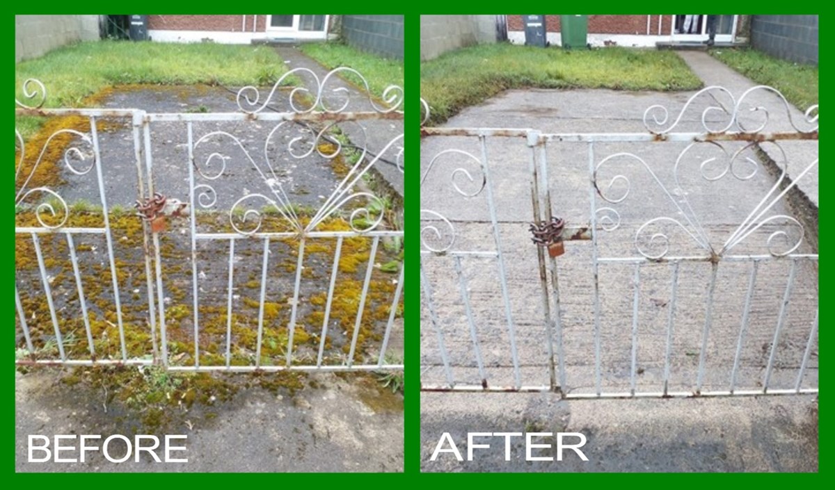 Residential power washing in Naas and Celbridge carried out by Willows Power Washing Naas