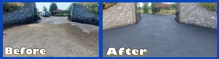 Power washing in Waterford is carried out by Exterior Home Cleaning