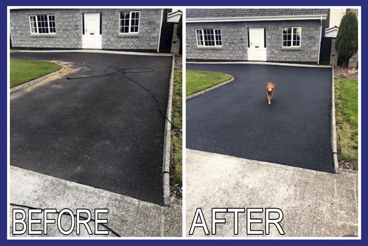 Power washing in Athlone, Moate, Birr, and Ballyforan - carried out by JMC Power Washing