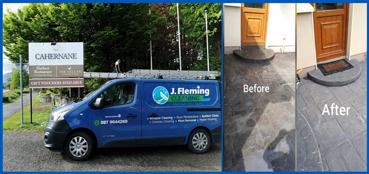 image of J Fleming Power Washing Van