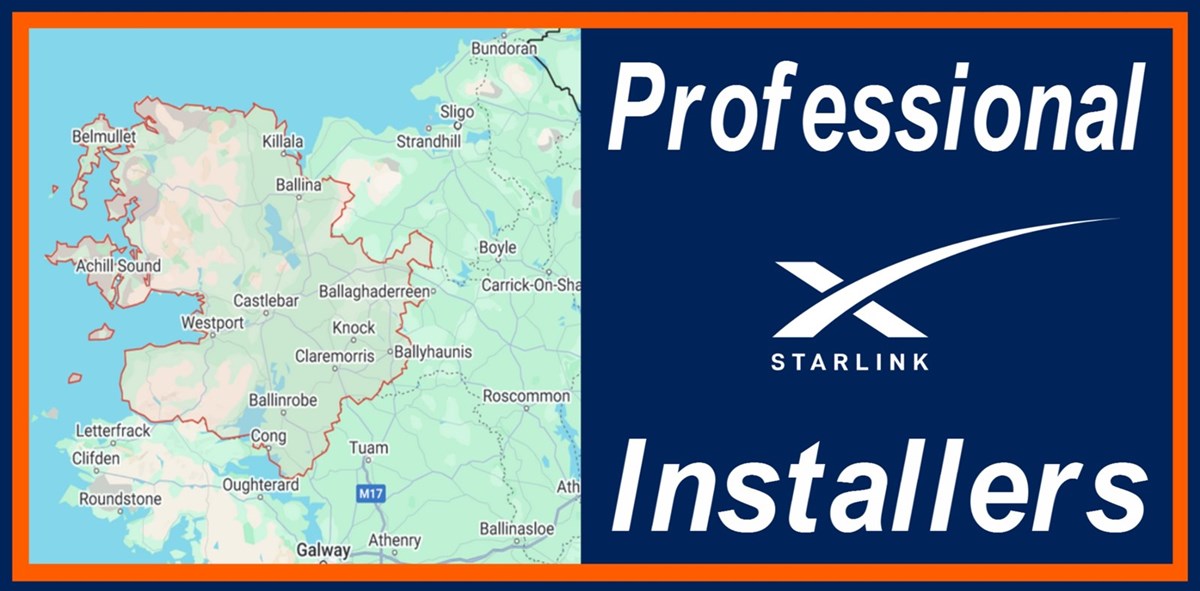 Residential Starlink installations in Mayo - carried out by Mayo Starlink Installers