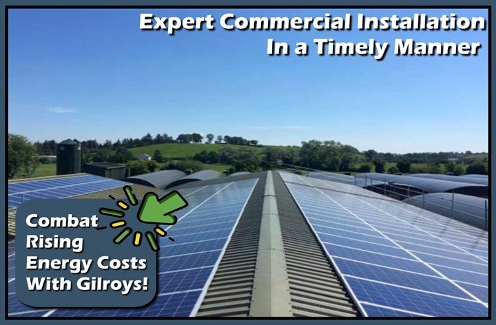  Commercial PV solar panels installed in Clare 