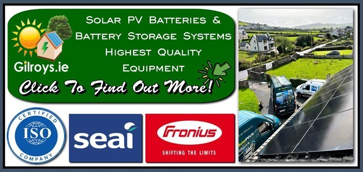 Solar panel system batteries in Limerick 