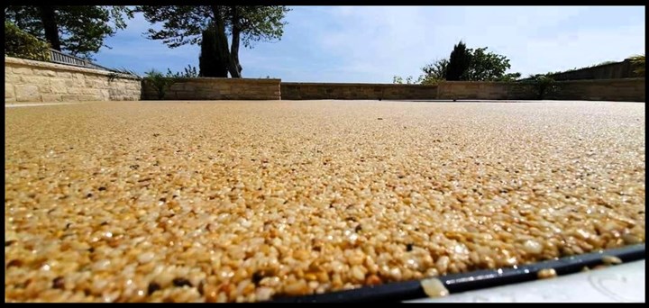 Resin bound driveway installation in Donegal carried out by Resin Bound Ireland