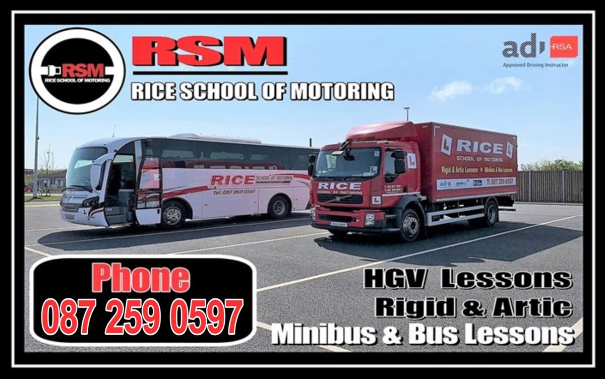 Rice School of Motoring - HGV Lessons Dundalk, Louth