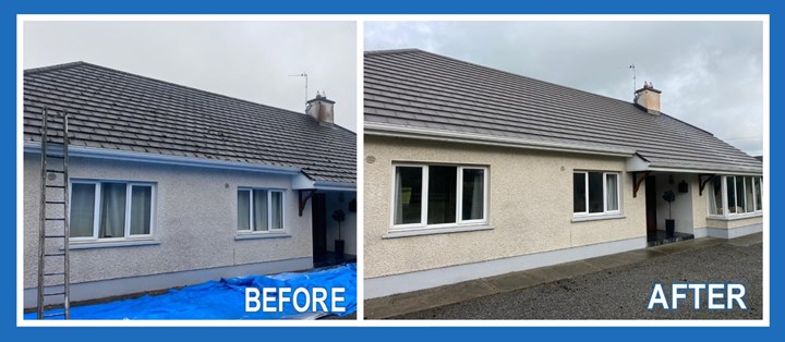 Roof cleaning in Galway - carried out by JMC Roof Cleaning