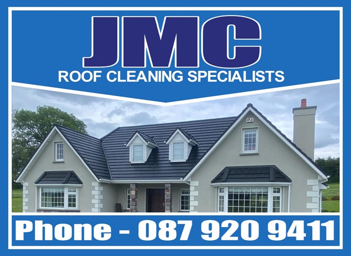 Roof cleaning in Galway - carried out by JMC Roof Cleaning - header