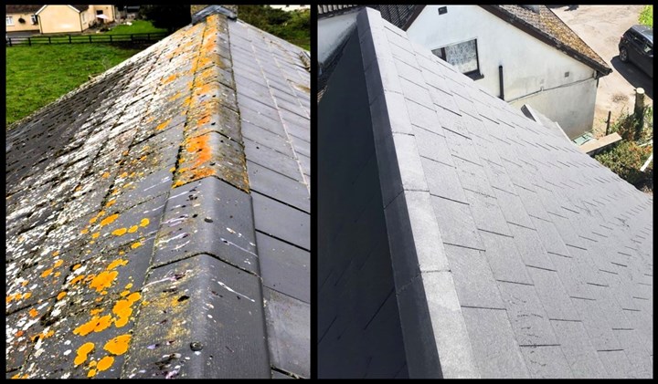 Roof Cleanning in Waterford carried out by Direct Cleaning Services