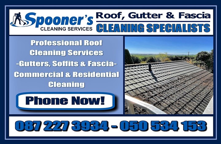 Spooner's Cleaning Services Laois - Roof & Gutter Cleaning Services Laois
