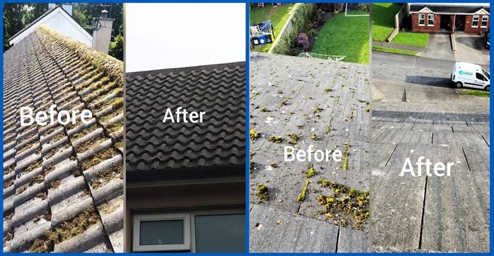 Roof cleaning in Kerry is provided by J. Fleming Cleaning Service