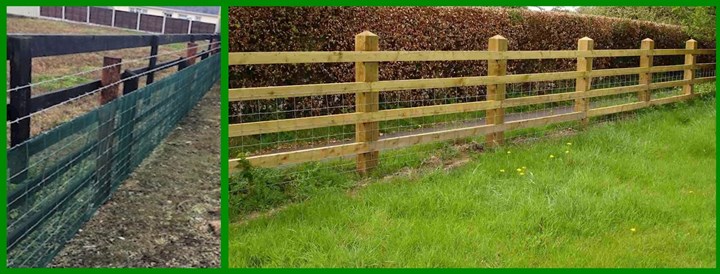 Post & rail fencing, Roscommon & East Galway