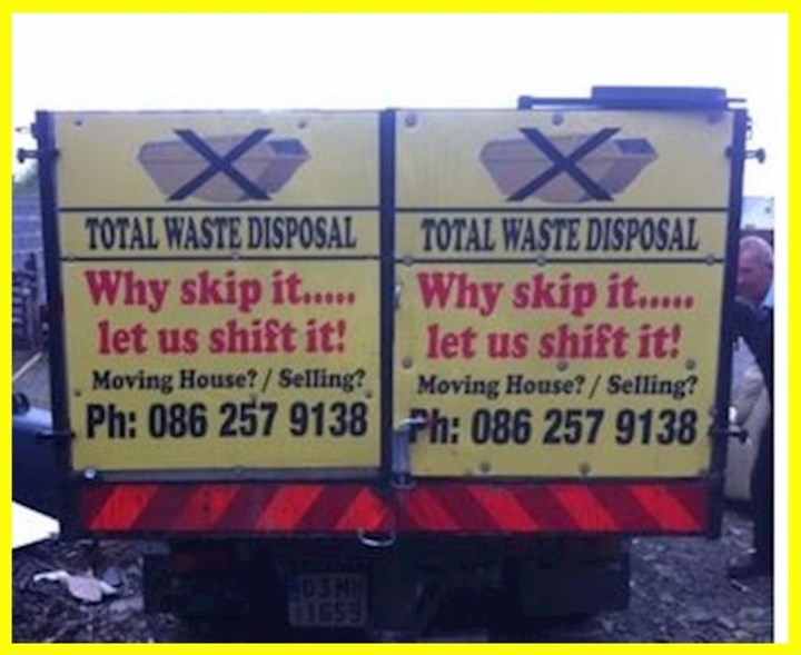 Rubbish collection in Louth is carried out by First Call Recycling