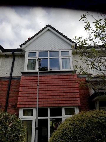 Image of window cleaning in Enfield being undertaken by Room with a View Window Cleaning Services, window cleaning in Enfield, Kilcock and Maynooth is provided by Room with a View Window Cleaning Services