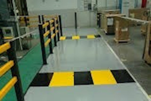 Image of floor in Dublin coated by O'Reilly Industrial Coatings, floors in Dublin are coated by O'Reilly Industrial Coatings 