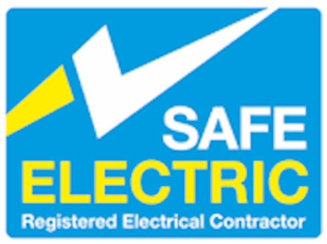 Image of Safe Electric logo, Maher Electrical Services are certified to carry out Periodic Inspection Reports in Dublin 15