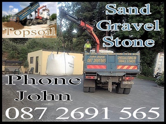 Sand gravel stones delivery Kilkenny, logo