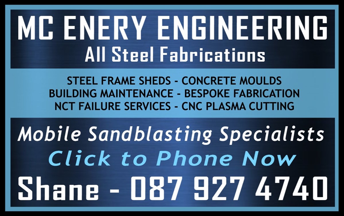 Click to phone to enquire on sandblasting in Limerick