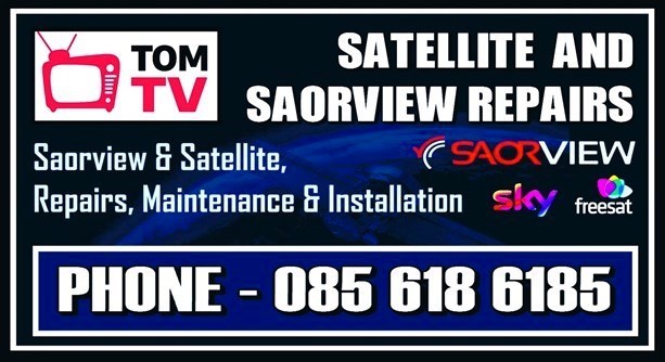 Satellite and Saorview Longford - Tom TV