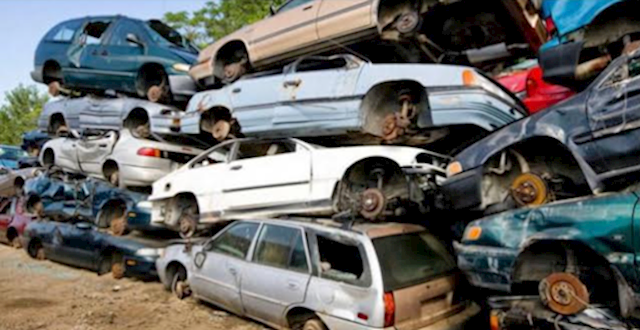 Image of scrap vehicles in Kildare to be disposed of by ED Scrap Cars, car disposal in Kildare is carried out by ED Scrap Cars
